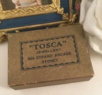 Antique Jewellery Box Vintage Jewelry Case Tosca Strand Arcade Sydney Gold Card. Fixed Price $56.75.