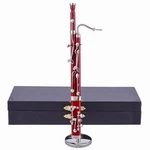 Dselvgvu Miniature Bassoon With Stand And Case Mini Musical Instrument Replic.... Fixed Price $27.87.