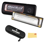 Hohner Progressive Rocket Harmonica - Key Of C W/ Case. Fixed Price $71.49.