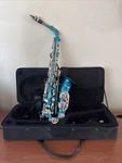Mendini By Cecilio Alto Saxophone Blue With Soft Case, Mouthpiece, And More!. Fixed Price $197.99.