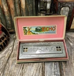 'the Echo Harp' Harmonica By M. Hohner (54/64 M 2 Keys C/g) W Box. Fixed Price $29.99.
