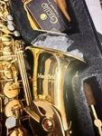 Mendini By Cecilio Alto Saxophone Brass Gold Eb W/ Case, Mouthpiece, Care Kit. Fixed Price $120.00.