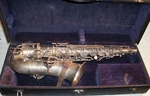 Buescher True Tone Alto Silver Jazz Age Low Pitch Saxophone 1920s + Case #105376. Fixed Price $599.99.