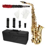 Ktaxon Beginner Student Super Sound Paint Gold Eb Alto Saxophone Sax W/case. Fixed Price $213.90.
