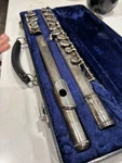 Armstrong 102 Closed Hole Silver Flute W/case. Fixed Price $75.00.