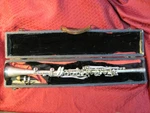 Antique Soloiste Usa Silver Plated Clarinet With Original Case And Mouthpiece. Fixed Price $99.99.