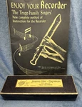 Vtg Johannes Adler Handmade Recorder Unused C-soprano Pearwood 1950 Trapp Family. Fixed Price $39.50.