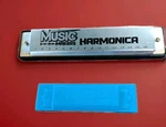 Music Makers Harmonica, And Small Toy Harmonica Vtg Lot Of 2 Vg. Fixed Price $7.00.
