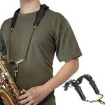 Saxophone Strap Double Shoudler Harness Adjustable For Alto Tenor Soprano Sax. Fixed Price $22.99.