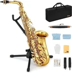 Eastar As- Alto Saxophone E Flat Sax + Hard Case Mouthpiece Reeds Stand. Fixed Price $299.98.