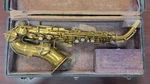 C.g. Conn Curved Soprano Saxophone Vintage 1914. Fixed Price $3250.00.
