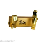 Paititi #6 Alto Saxophone Metal Mouthpiece 14k Gold Plated With Ligature And Cap. Fixed Price $69.99.