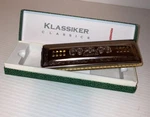 Vintage The Echo Harp Harmonica M. Hohner Germany Keys Of C & G. Fixed Price $145.00.