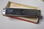 Vtg - Blessing Harmonica Dhc161 Etched Fish Still In Original Box. Fixed Price $25.50.