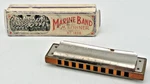 Marine Band M. Hohner Harmonica No. 1896 A440c Key C With Box Made In Germany. Fixed Price $38.00.