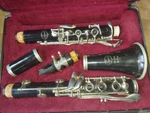 Selmer Signet Resonite Clarinet W/ Case, Usa, Very Good Condition But Taped Cork. Fixed Price $209.00.