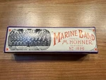 Vintage Hohner Marine Band Harmonica Key C W/box & Manual Germany 1897-1904. Fixed Price $119.00.
