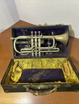 C G Conn Cornet Vintage With Case Elkhart, Indiana Professional. Fixed Price $219.99.