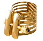 Rovner Pg-1rl Platinum-gold Alto Saxophone Ligature - Hard Rubber Style Mouthpie. Fixed Price $115.99.