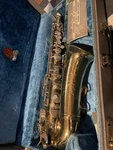 1958 Conn Shooting Star Alto Saxophone Exceptional Condition Complete W. Case. Fixed Price $450.00.