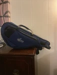 Allora Alto Soft Gig Bag Blue Leather Handle Musical Instrument 25"x7". Fixed Price $40.00.