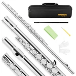Sonicake Nickel-plated C Flutes, Closed Hole 16keys Flute For Beginner Studen.... Fixed Price $122.87.