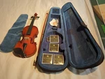 Mendini By Cecilio Violin For Kids & Adults W/bow Bag String Cloth 4/4 - Natural. Fixed Price $100.00.