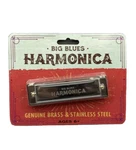 Big Blues Harmonica Genuine Brass & Stainless Steel , Ages 6+. Fixed Price $10.92.