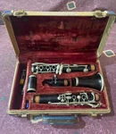 Vintage Carl Fisher Artist Clarinet W/buffet C Crown Mouthpiece. Fixed Price $149.00.