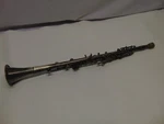 Antique Clarinet Pedler Hoosier Silver Plate #2825g Elkhart In 24" Long. Fixed Price $49.99.