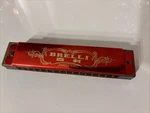 Brelli Vintage Harmonica From Jiangsu, China. Fixed Price $10.00.