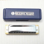 Hohner Blues Harp Ms Diatonic Harmonica Silver Square Hole Case Made In Germany. Fixed Price $22.99.