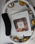 Meinl Percussion Tmt1m-wh Hand Tambourine White Dual Alloy Jingles Padded Grip. Fixed Price $99.99.