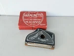 Antique German M. Hohner Harmonette Musical Instrument 3101 Original Box. Fixed Price $175.00.