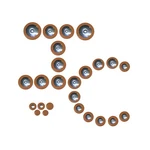 Ic/ Precision Alto Saxophone Pad Set With Metal Resonators. Fixed Price $79.99.