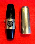 Henri Selmer Paris S80 Alto Sax Mpc. W/selmer Ligature & Metal Cap - Very Nice. Fixed Price $111.00.