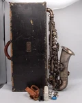 1920s/30s - Supertone Bandmaster Conn Pan American Stencil Alto Saxophone & Case. Fixed Price $249.99.