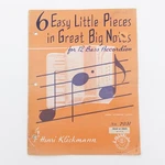 6 Easy Little Pieces In Great Big Noises For 12 Bass Accordion F Henri Klickmann. Fixed Price $19.95.