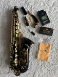 New Like Saxophone - Case, Tuner And Extra Reeds. Mendini By Cecilio. Fixed Price $220.00.