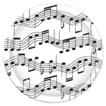 Beistle Musical Note Lunch Plates - Music Party Supply Decoration. Fixed Price $12.29.