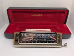 "the Chromonica" Model 260 "c" By M. Hohner Harmonica Original Storage Case. Fixed Price $55.00.