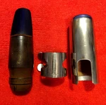 Henri Selmer Paris B* "soloiist Style" Hard Rubber Alto Sax Mpc. W/fr. Lig.& Cap. Fixed Price $95.00.