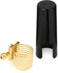 Rovner Pg-3r Platinum-gold Baritone Saxophone Ligature - Hard Rubber Style Mouth. Fixed Price $115.99.