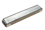2509-c Echo 48 Tremolo Harmonica, Key Of C, Stainless Steel. Fixed Price $186.42.
