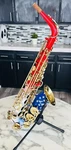 Patriotic Red White & Blue L.a. Sax Alto Hi F#key,collector Art Item Bonus Pak. Fixed Price $24999.00.