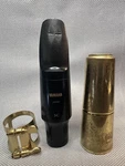Yamaha 5c Bari Sax Mouthpiece With Ligature And Cap. Fixed Price $65.00.