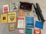 Antique Clarinet The Pedler Co Elkhart Ind W/case, Stand, Booklets Untested Lot. Fixed Price $199.99.