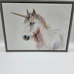 Framed Unicorn Canvas Art 18x24 Jennifer Redstreake Geary Uniek Wall Decor. Fixed Price $59.90.