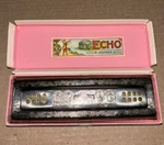 Vintage Hohner The Echo Harp Made In Germany 56/96 C G M2 Harmonica Great Cond. Fixed Price $129.95.