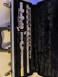 Vintage Bundy Selmer Concert Flute With Black Case Serial No. Fixed Price $90.00.